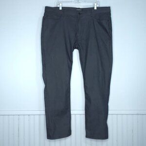 Kenneth Cole New York Charcoal 5 Pocket Pants 38x32 Office Casual Grunge Goth